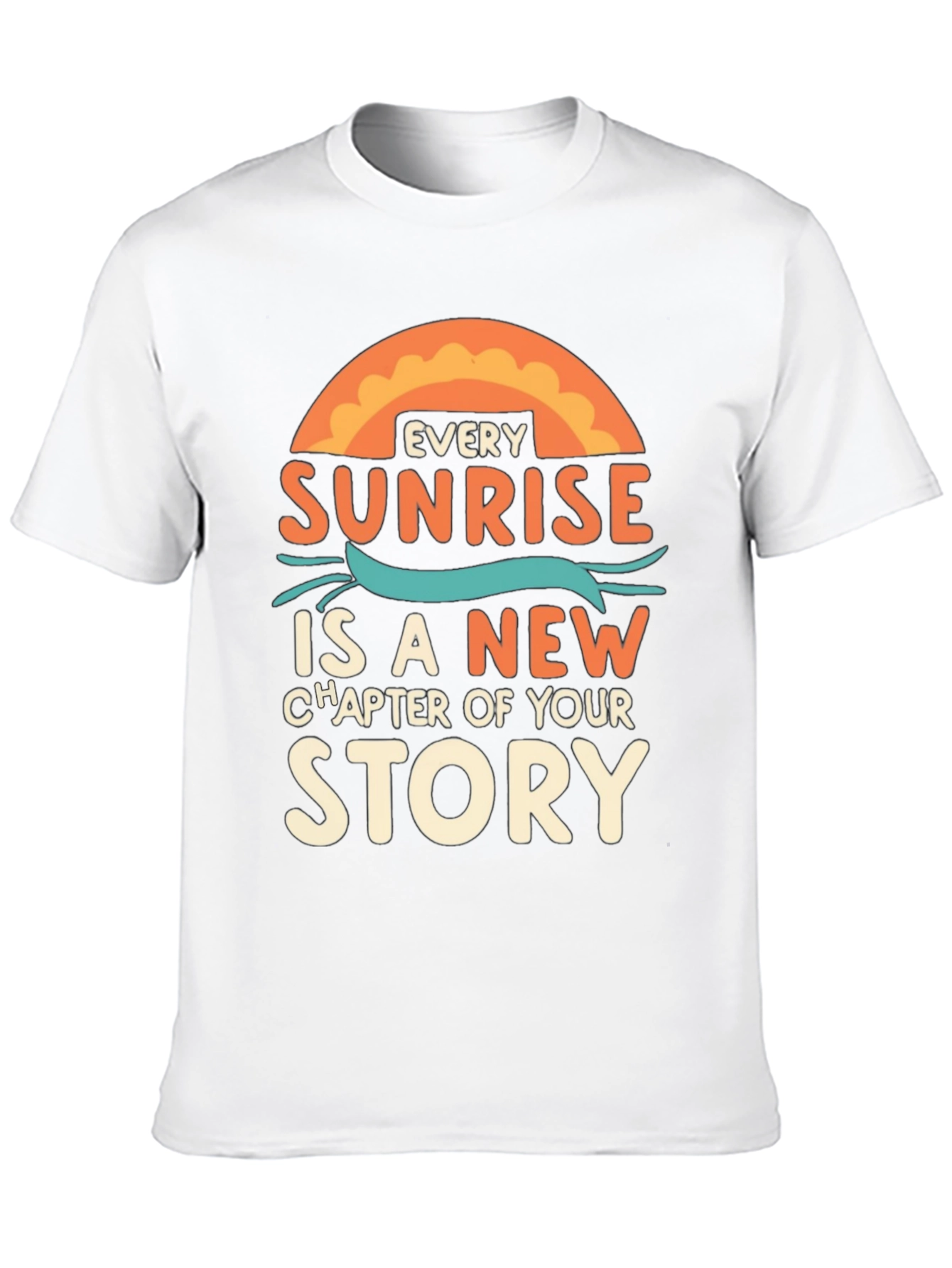Sunrise Story Graphic Tee - Inspirational T-Shirt