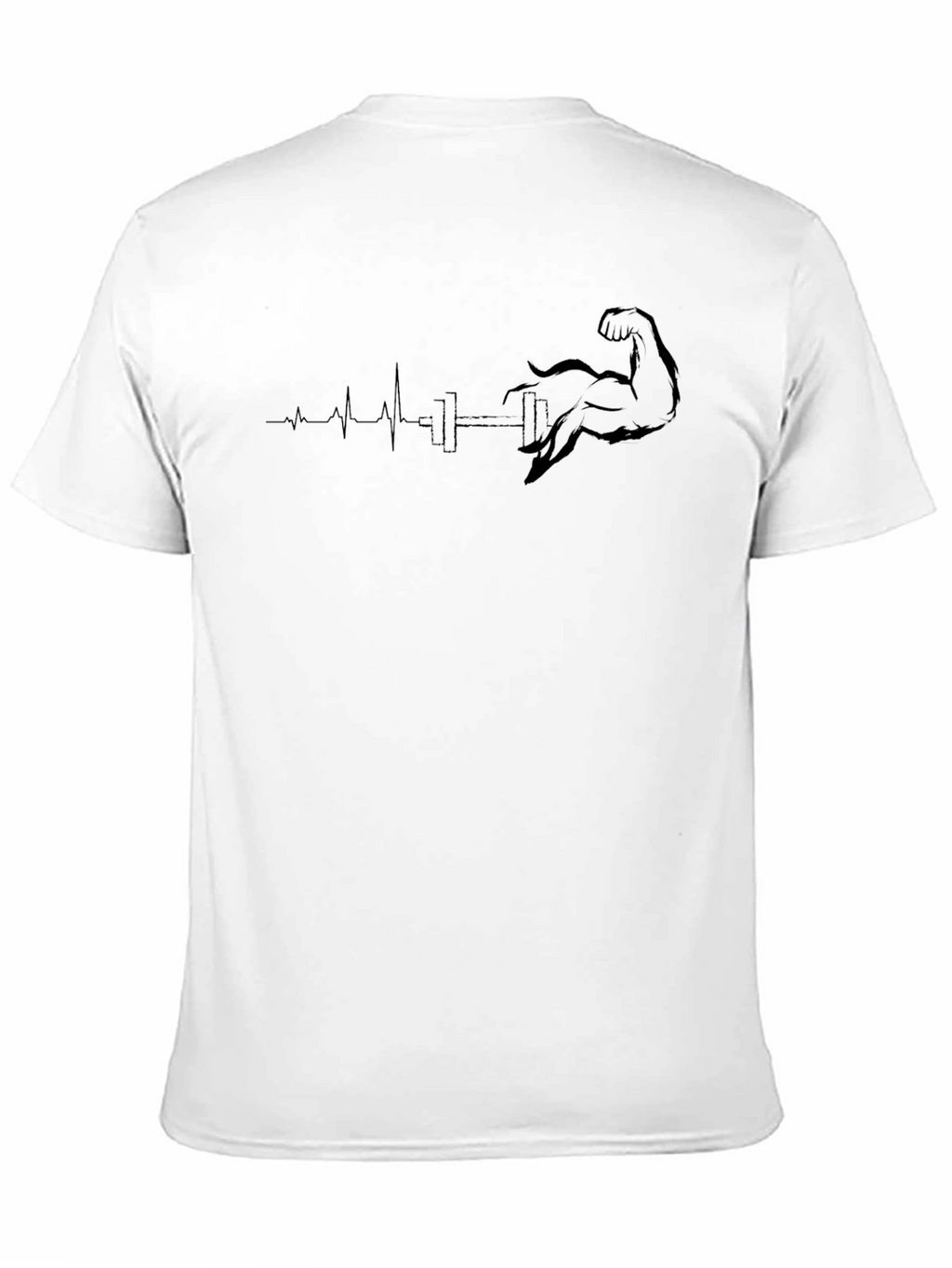 Fitness Heartbeat T-Shirt - Workout Gym Tee