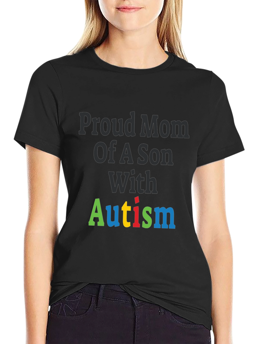Proud Mom of a Son with Autism T-Shirt