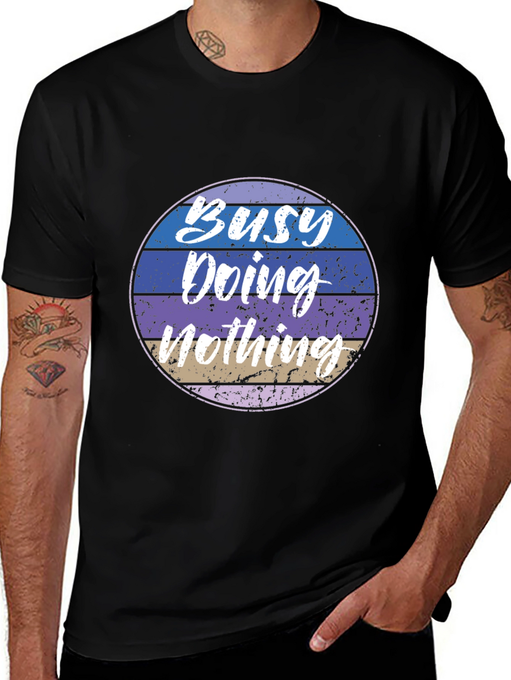 Busy Doing Nothing Graphic Tee