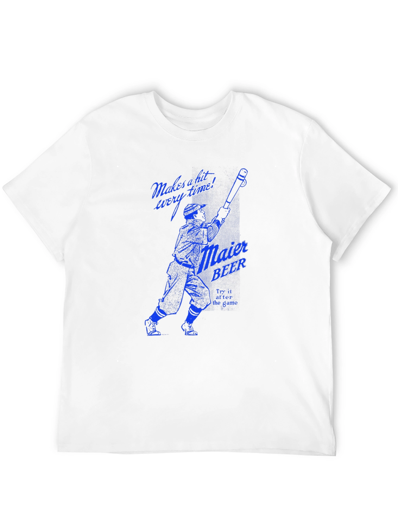 Maier Beer Baseball Graphic Tee - Black