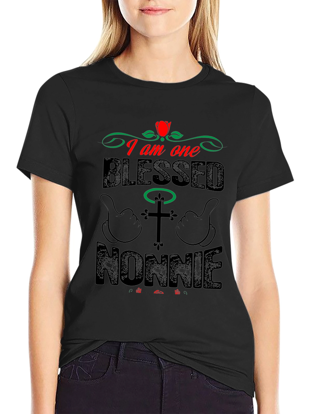 Blessed Nonnie T-Shirt - Christian Mens Tee
