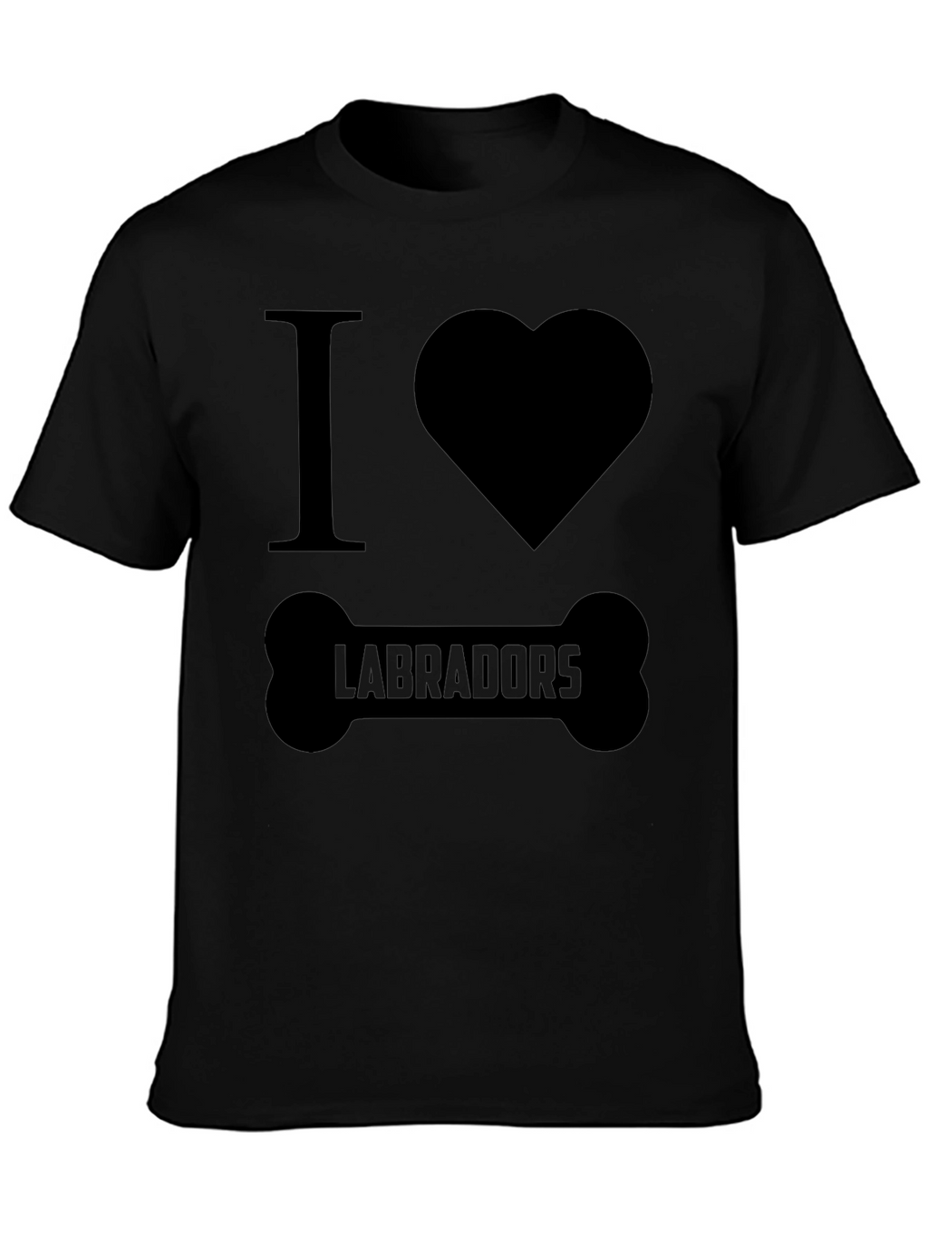 I Love Labradors Dog Bone T-Shirt