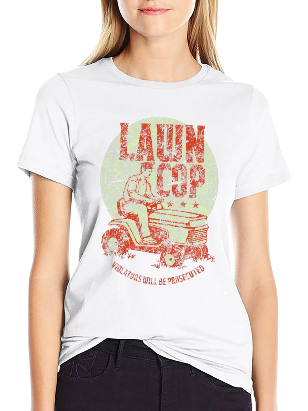 Lawn Cop T-Shirt - Funny Graphic Tee