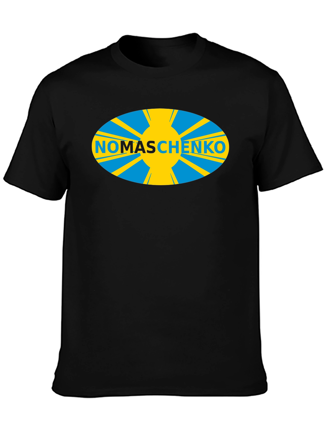 Nomaschenko Graphic Tee - Stylish Black Cotton T-Shirt