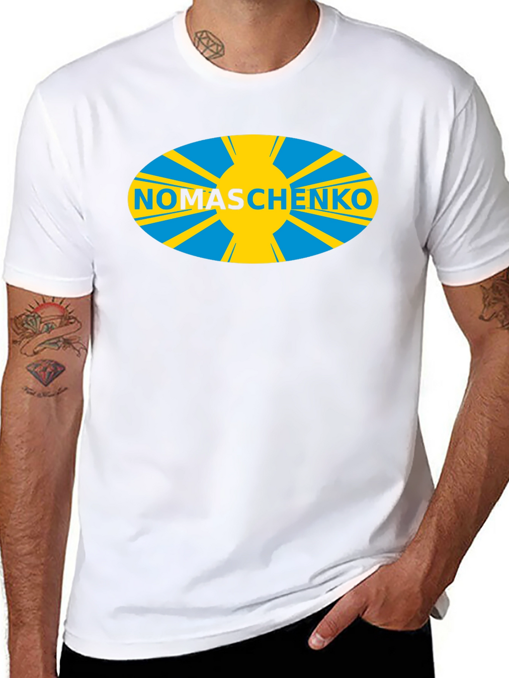 Nomaschenko Graphic Tee - Stylish Black Cotton T-Shirt
