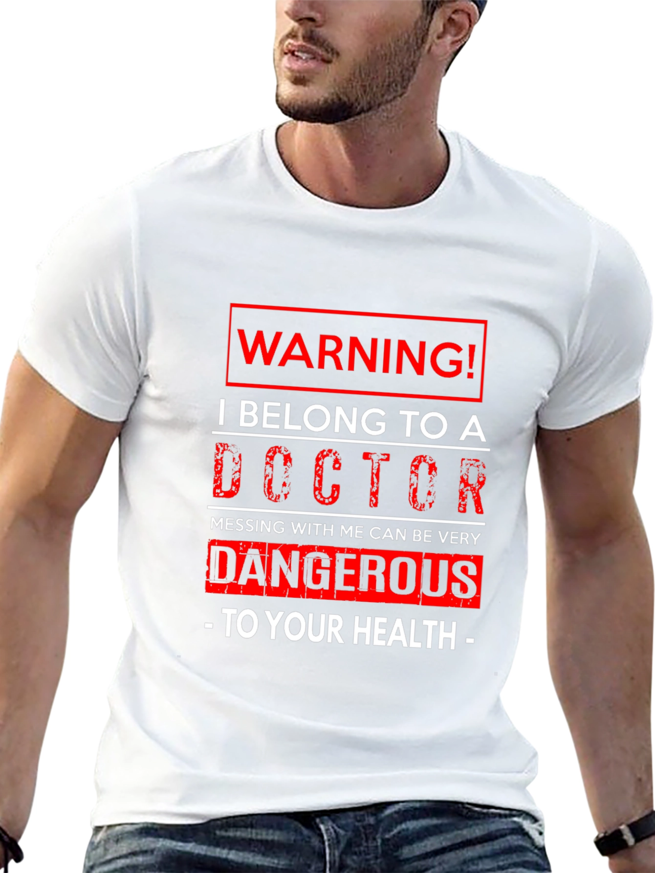 Warning! I Belong to a Doctor Graphic T-Shirt