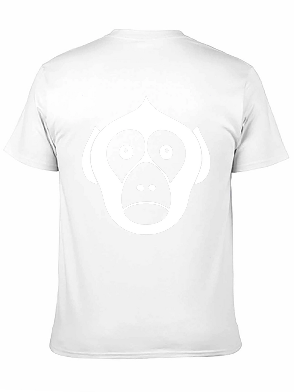 Monkey Face Graphic Tee - Black