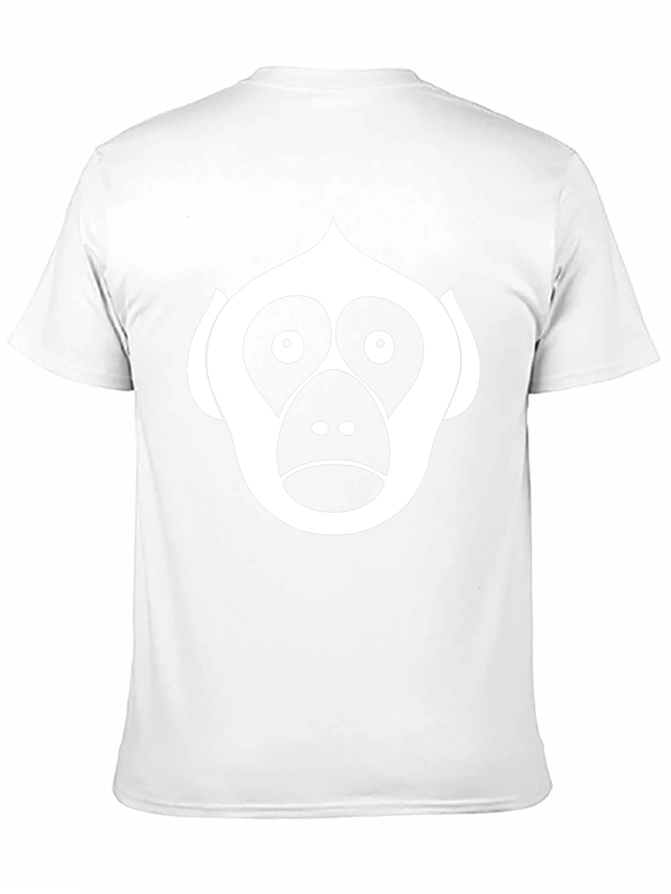 Monkey Face Graphic Tee - Black