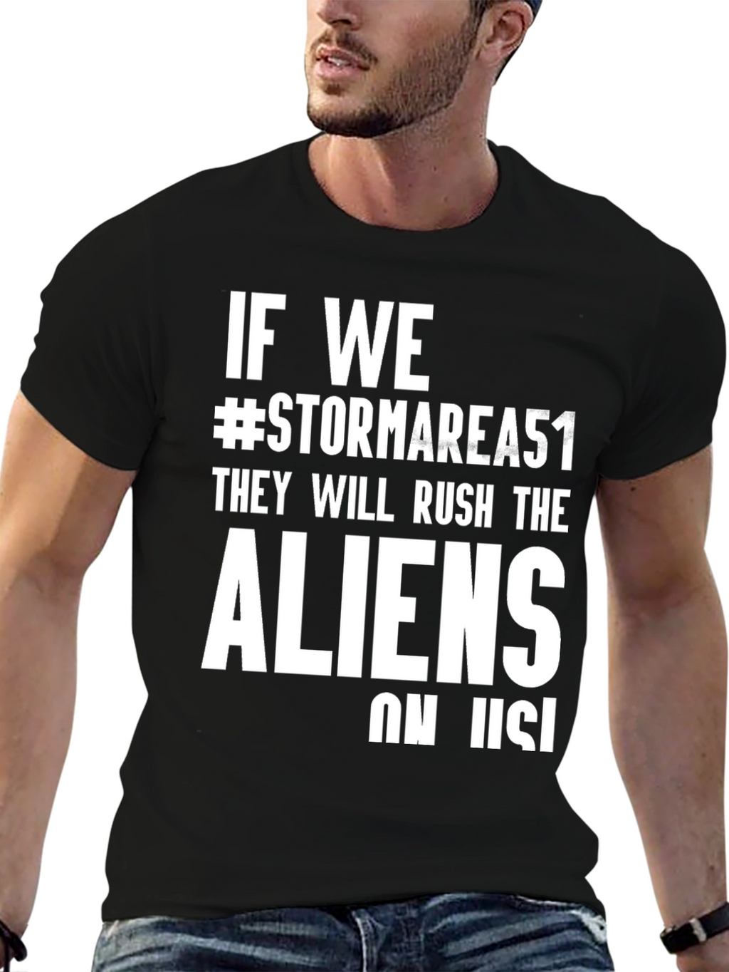 Storm Area 51 T-Shirt - Rush the Aliens!
