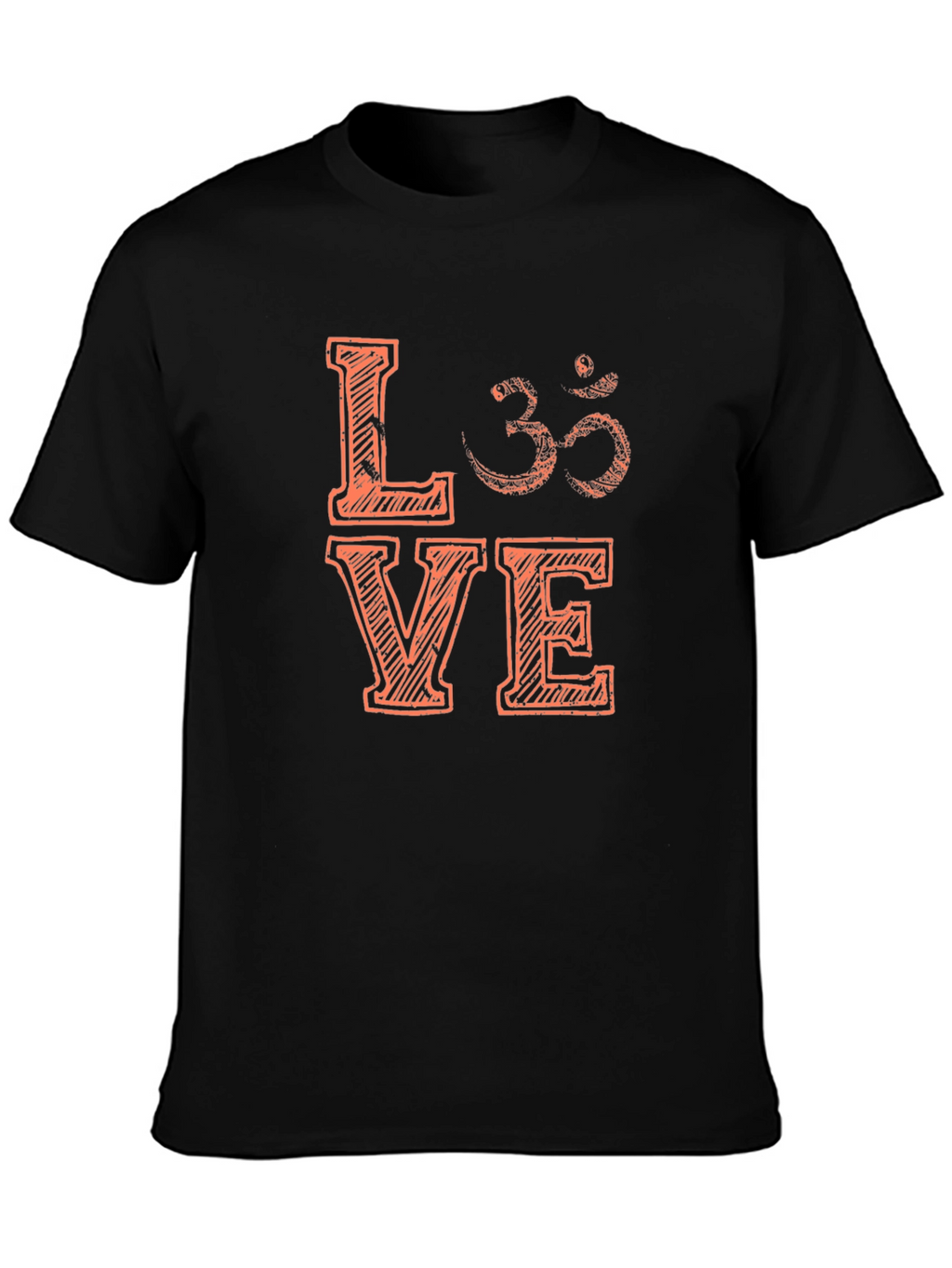 Love Om Symbol Graphic T-Shirt - Yoga Meditation Tee