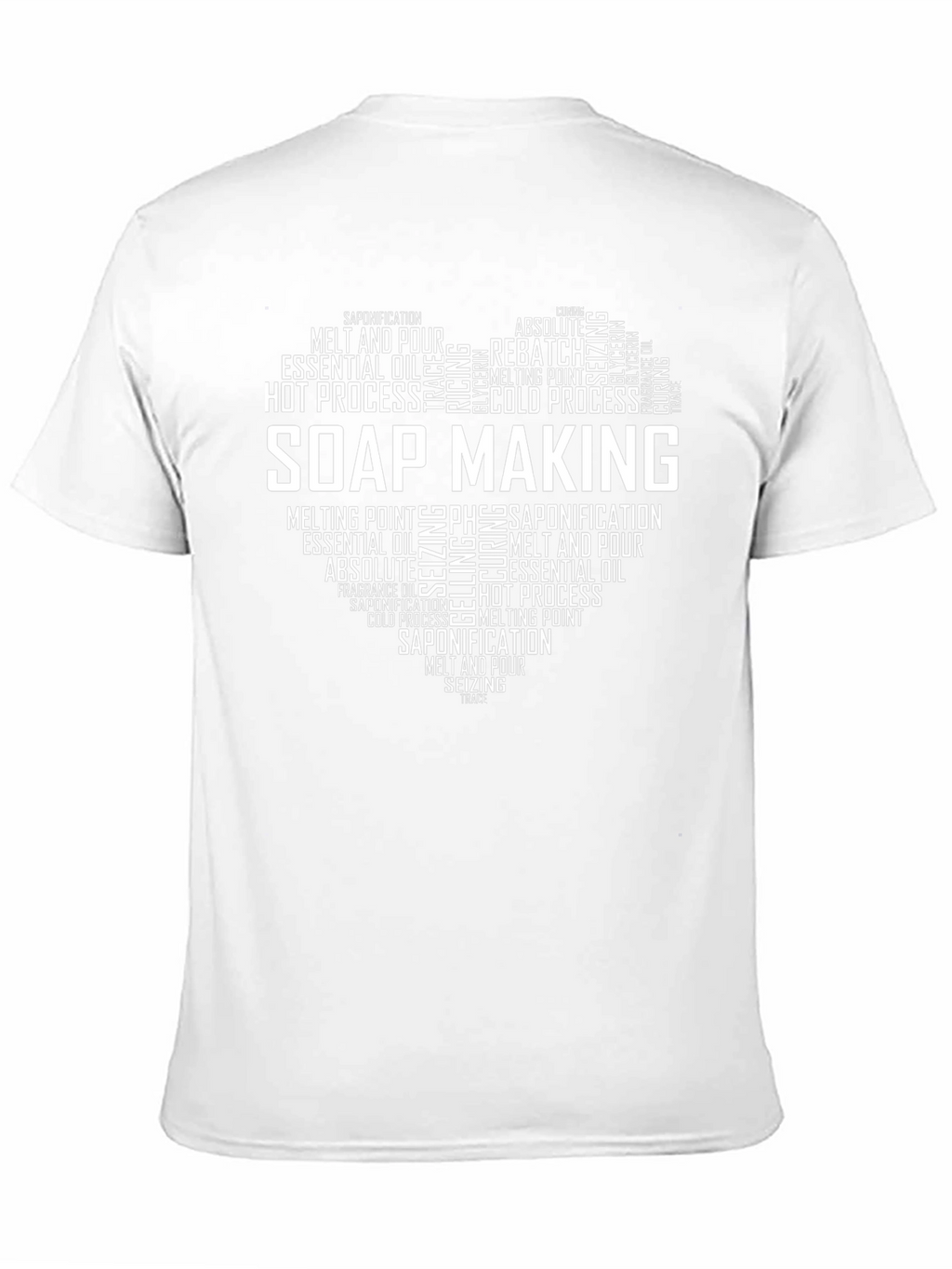 Soap Making Heart Graphic T-Shirt - Black Cotton Tee