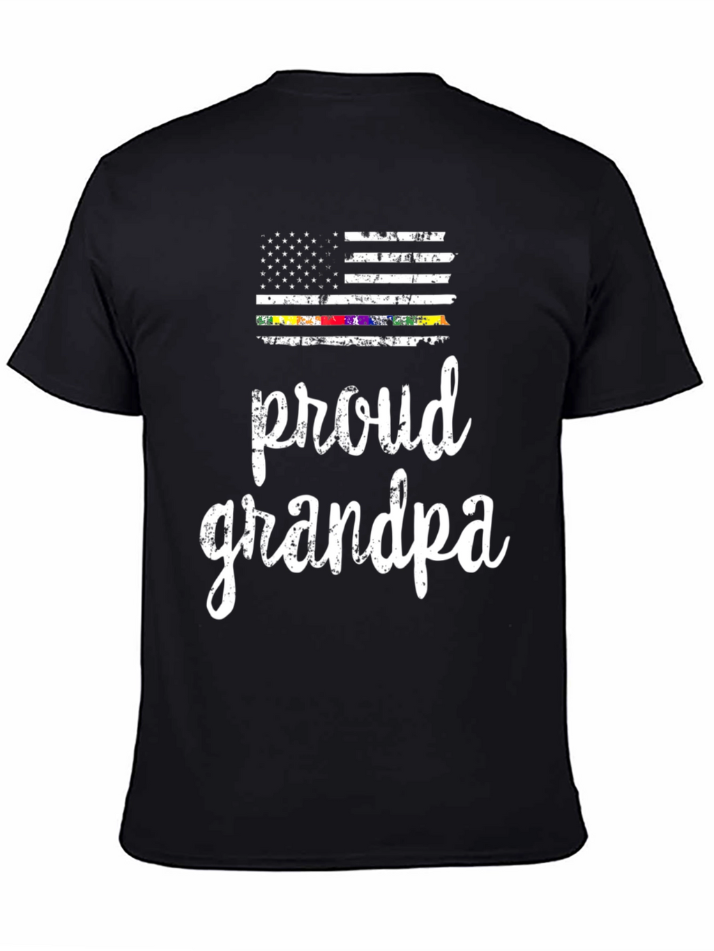 Proud Grandpa Flag T-Shirt