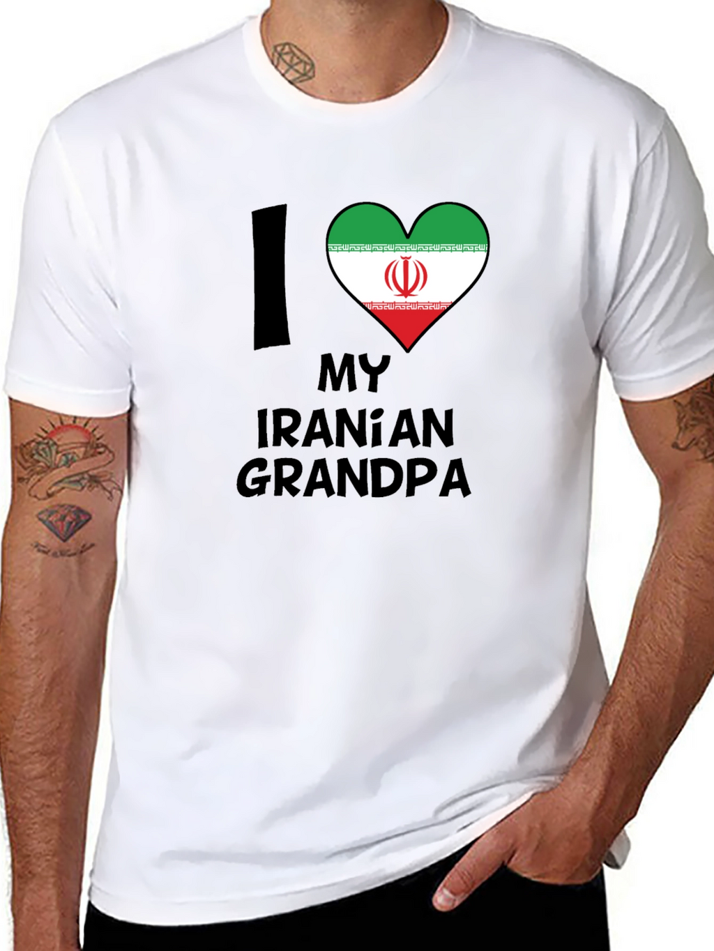 I Love My Iranian Grandpa T-Shirt