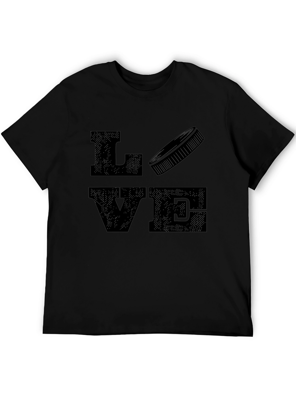 Love Hockey Graphic T-Shirt - Black Tee