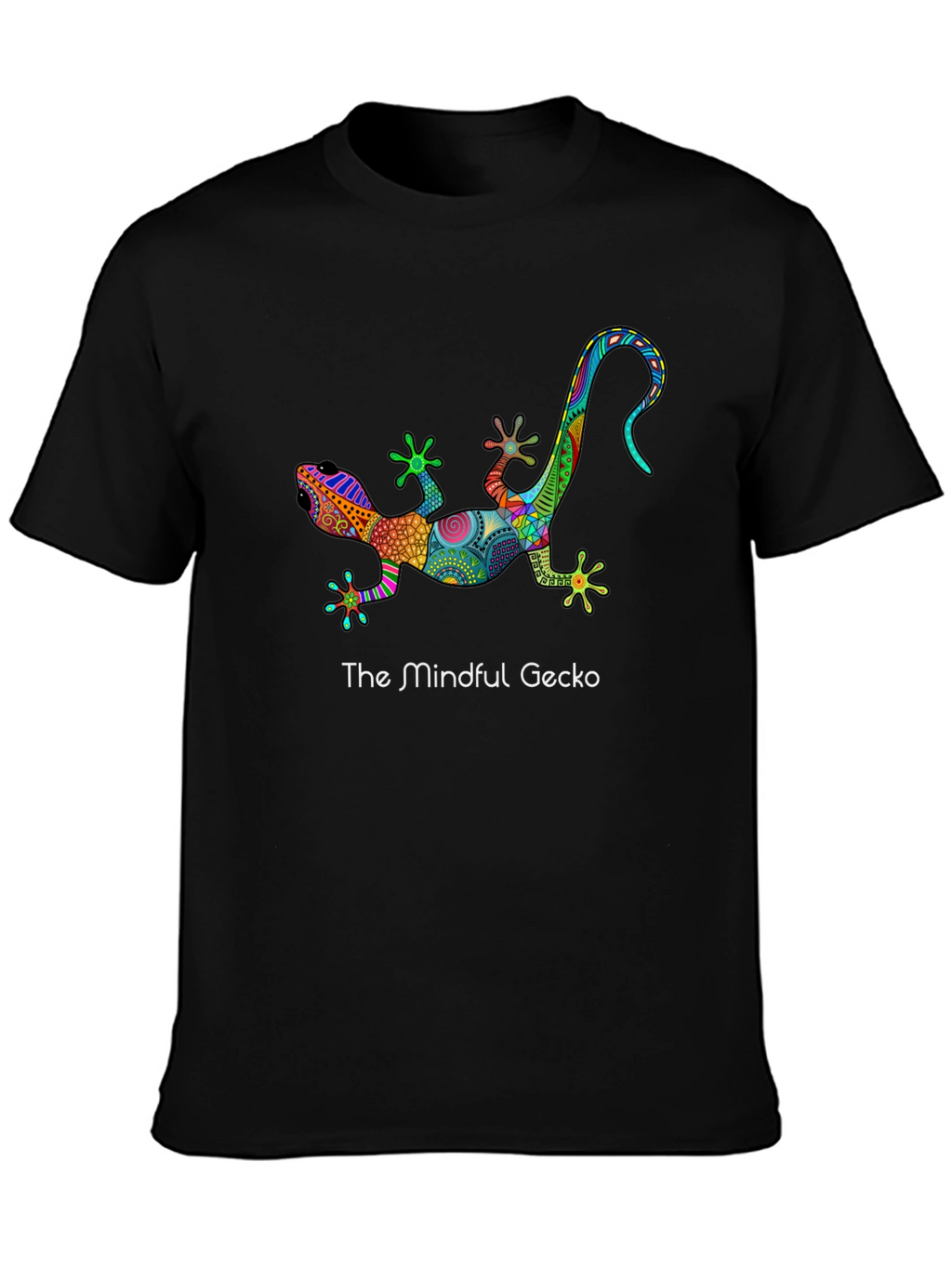 Mindful Gecko Graphic T-Shirt - Unique Design