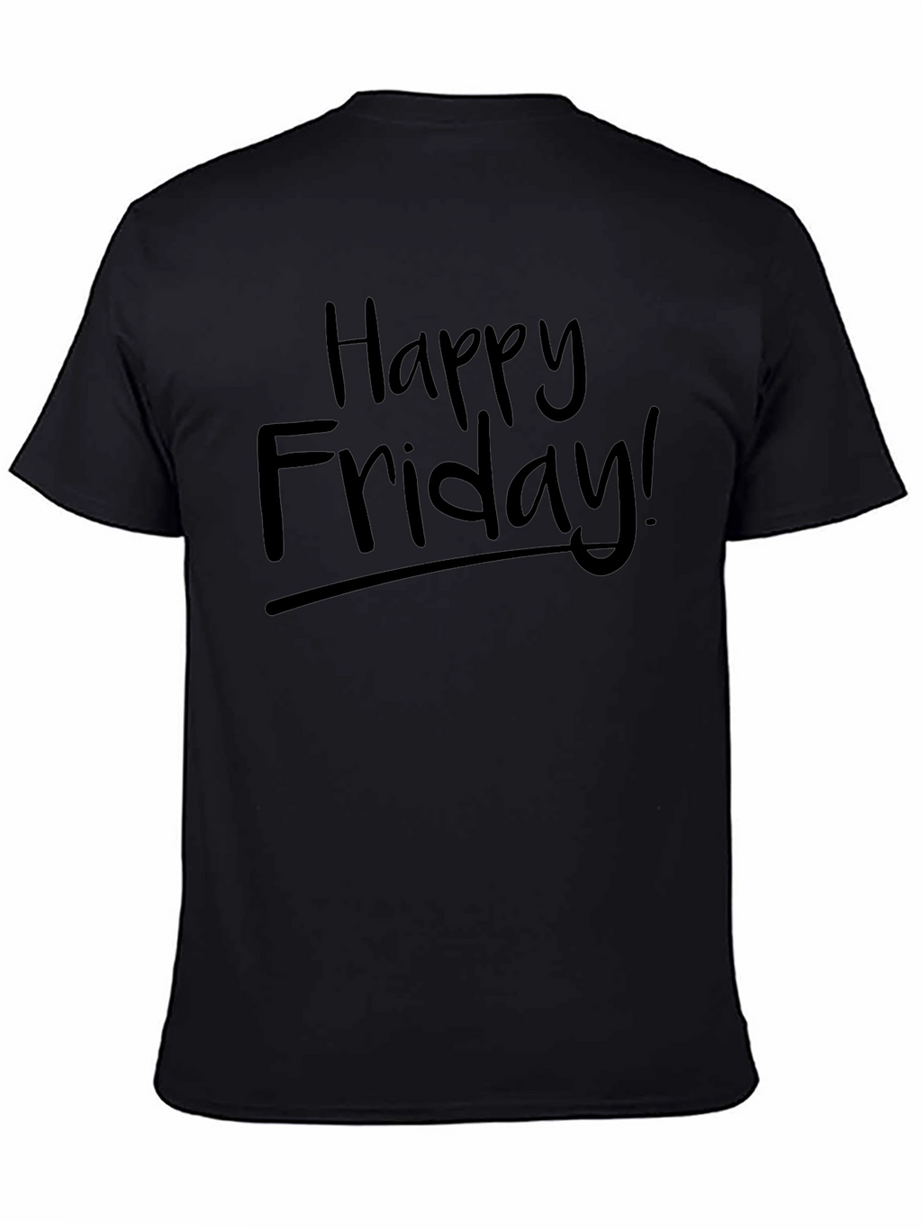 Happy Friday! Graphic T-Shirt - Black