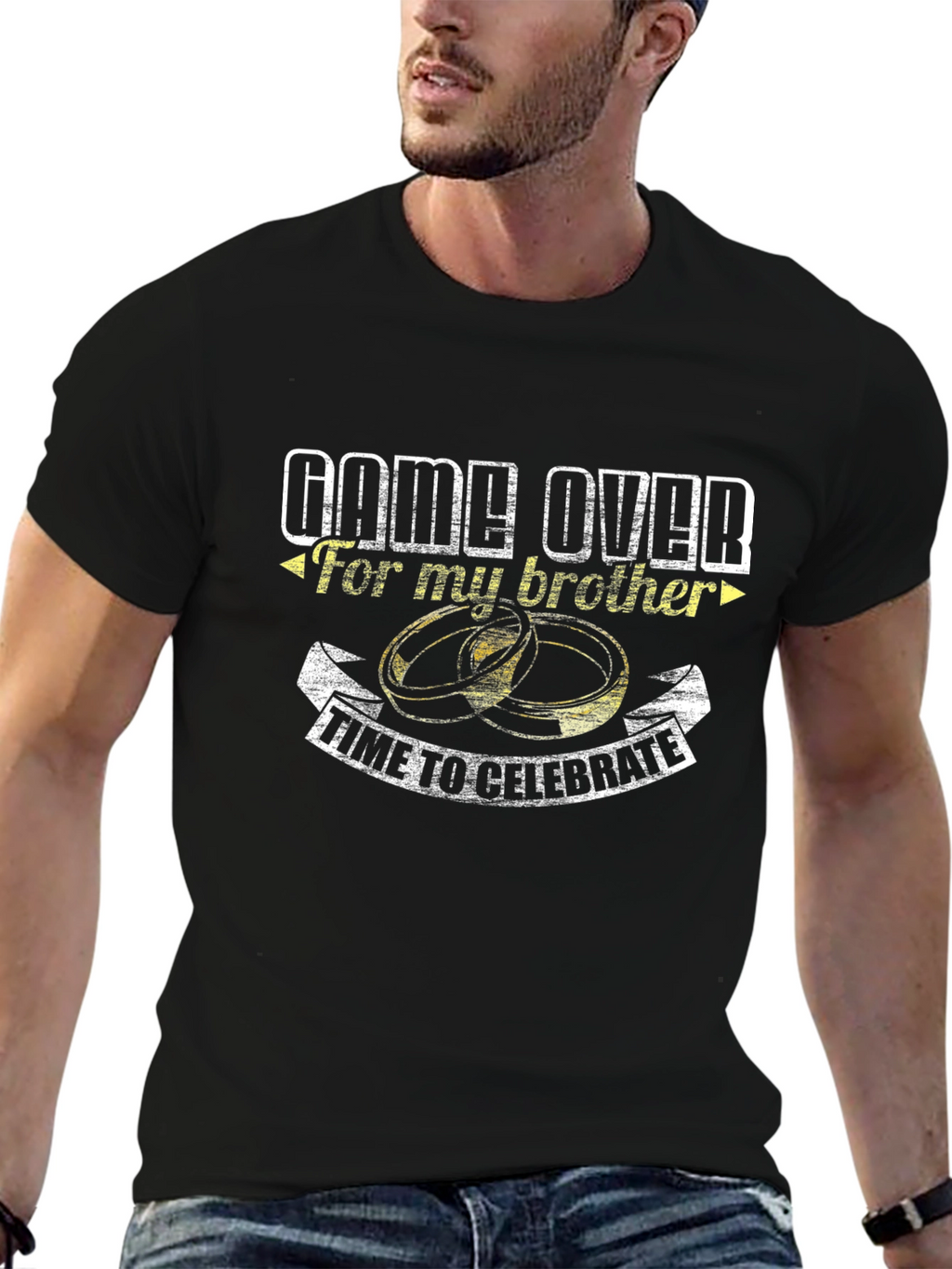 Game Over Brother T-Shirt - Celebrate Wedding!
