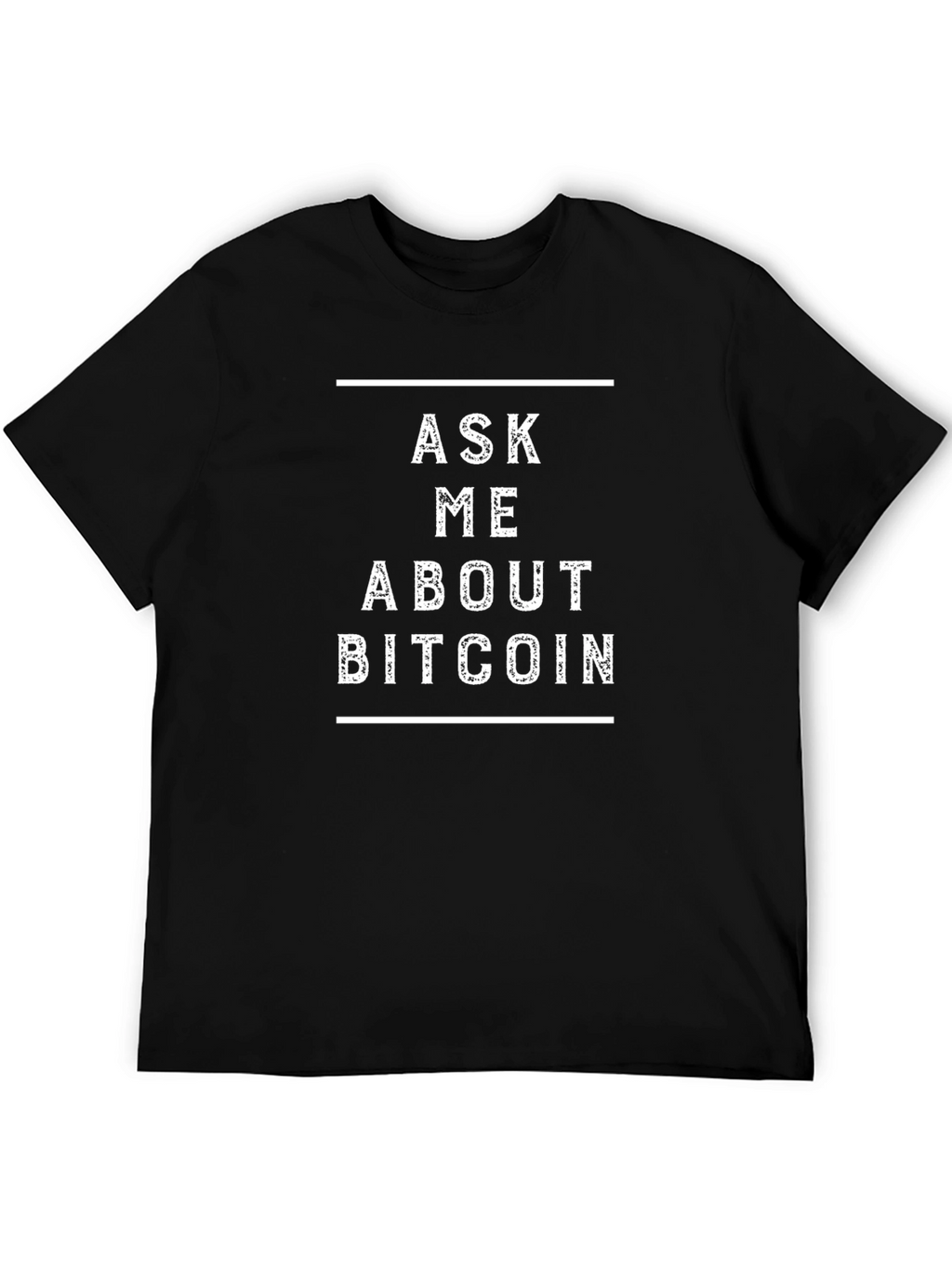 Ask Me About Bitcoin T-Shirt - Crypto Currency Tee