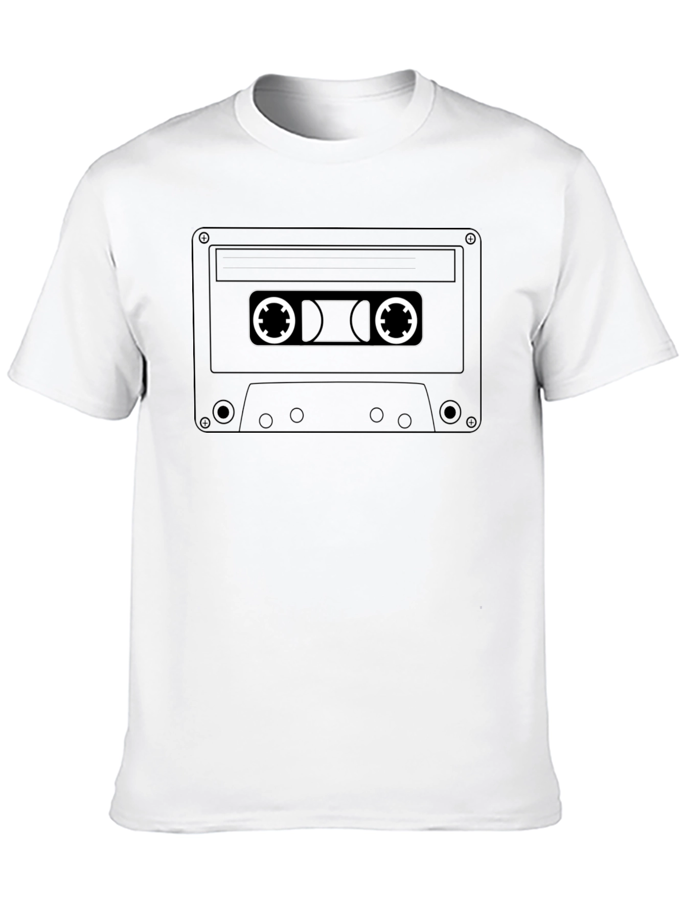 Retro Cassette Tape Graphic T-Shirt - Classic Music Tee