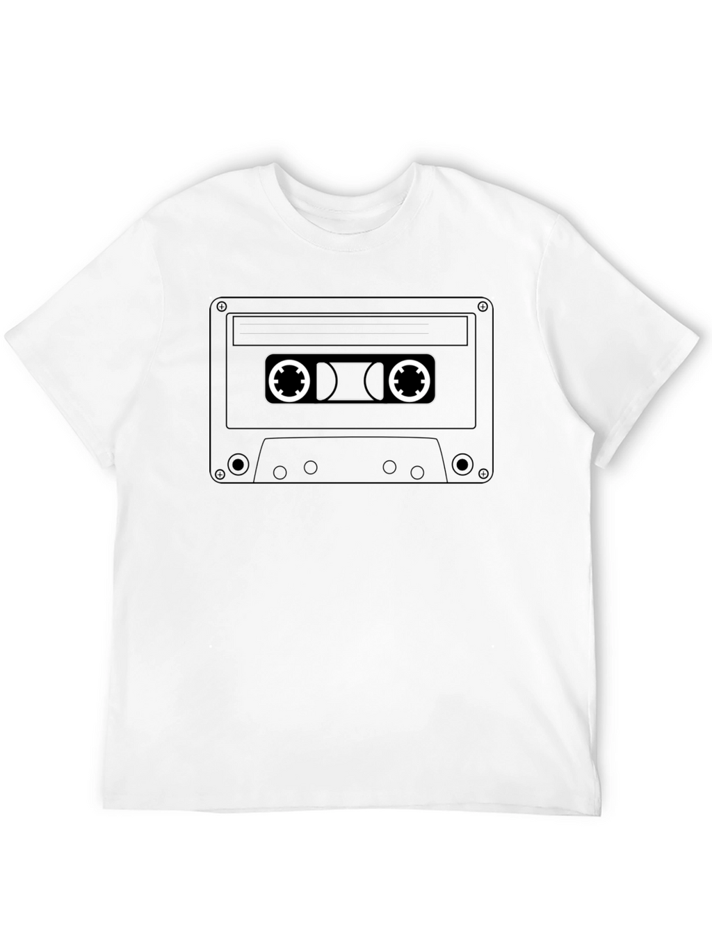 Retro Cassette Tape Graphic T-Shirt - Classic Music Tee