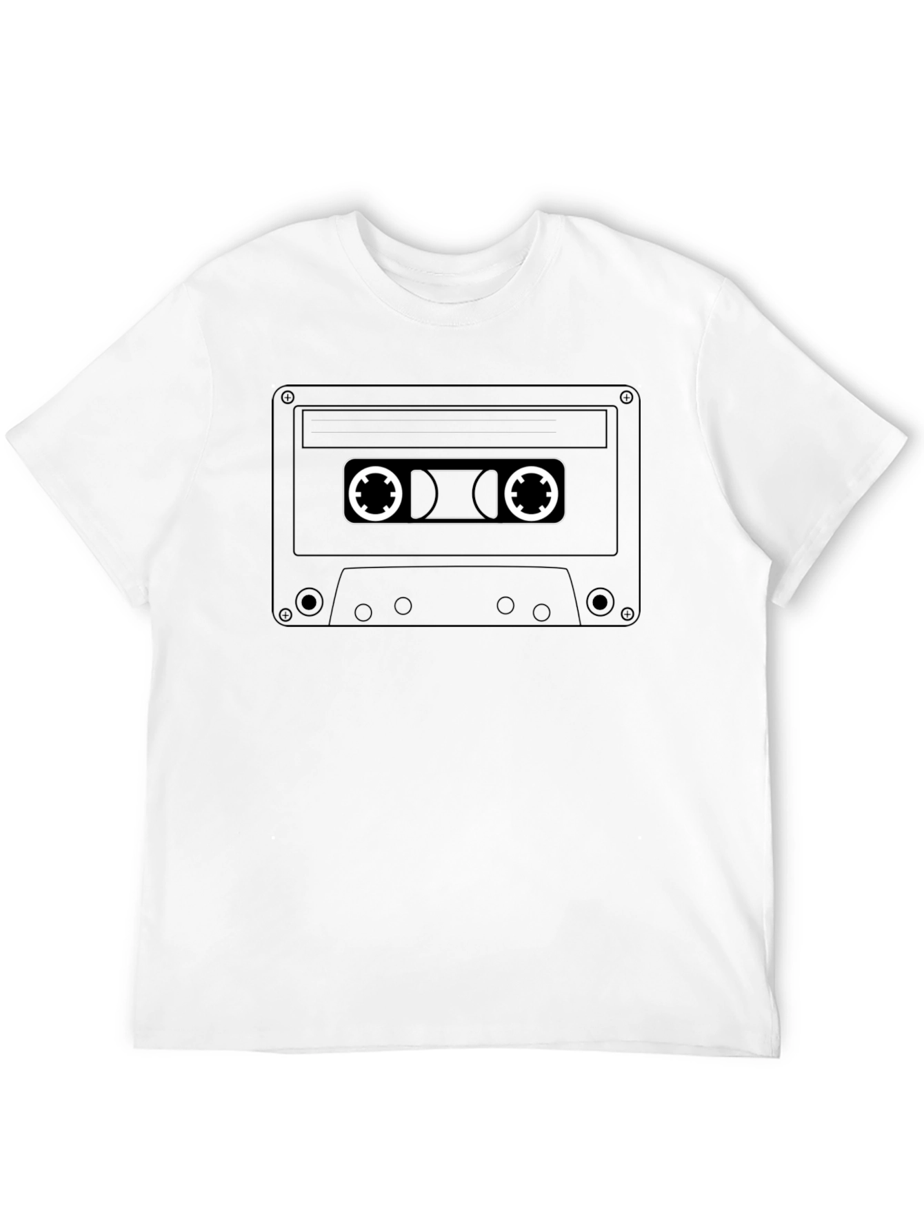 Retro Cassette Tape Graphic T-Shirt - Classic Music Tee