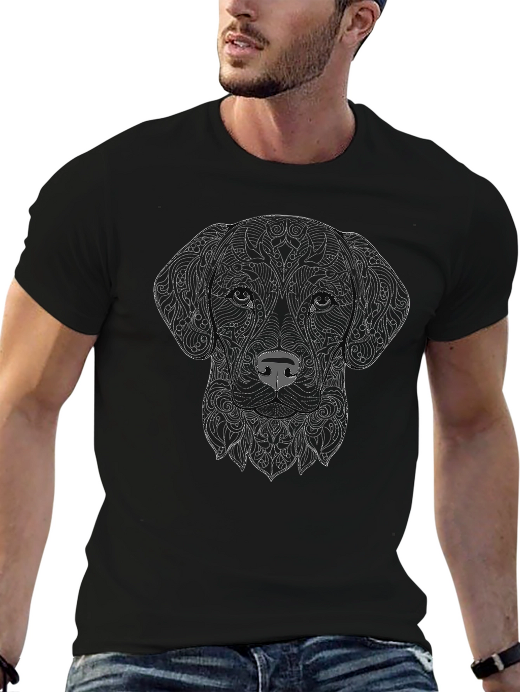 Black Dog Art Tee