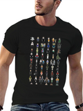 Character Mashup Black T-Shirt