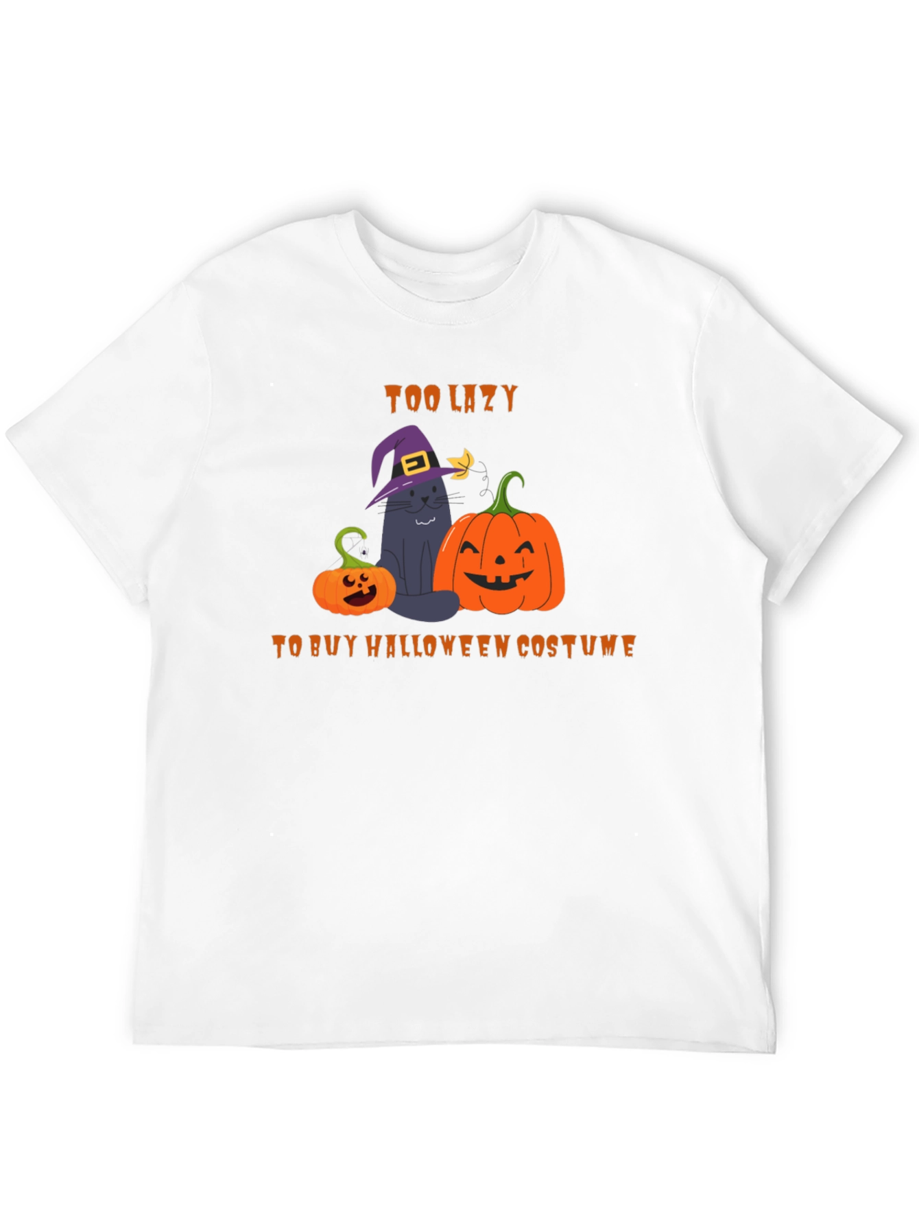 Too Lazy Halloween Costume T-Shirt