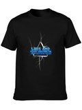 Love and Thunder Graphic Print Black T-Shirt