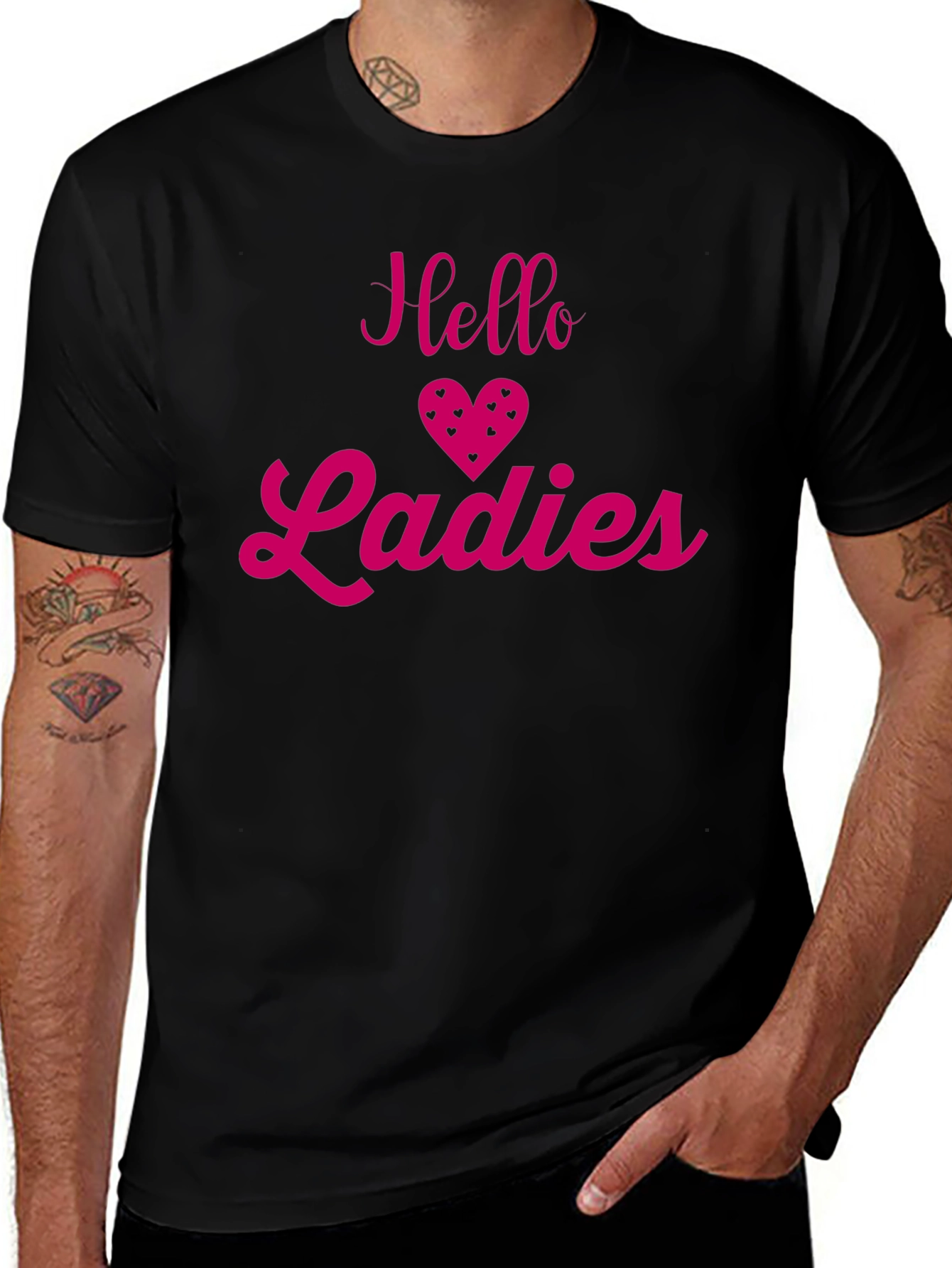 Hello Ladies T-Shirt - Fun & Flirty Design
