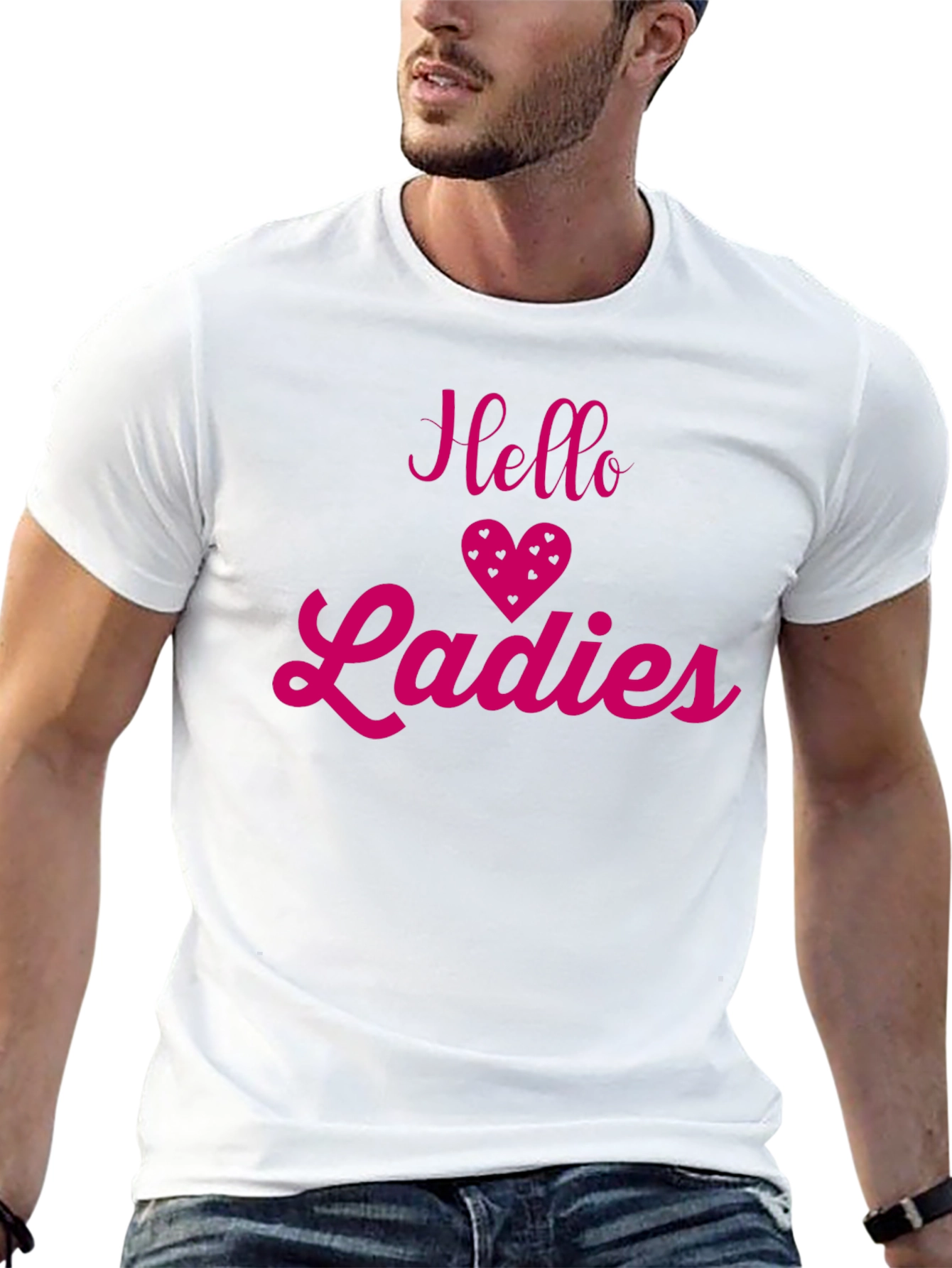 Hello Ladies T-Shirt - Fun & Flirty Design
