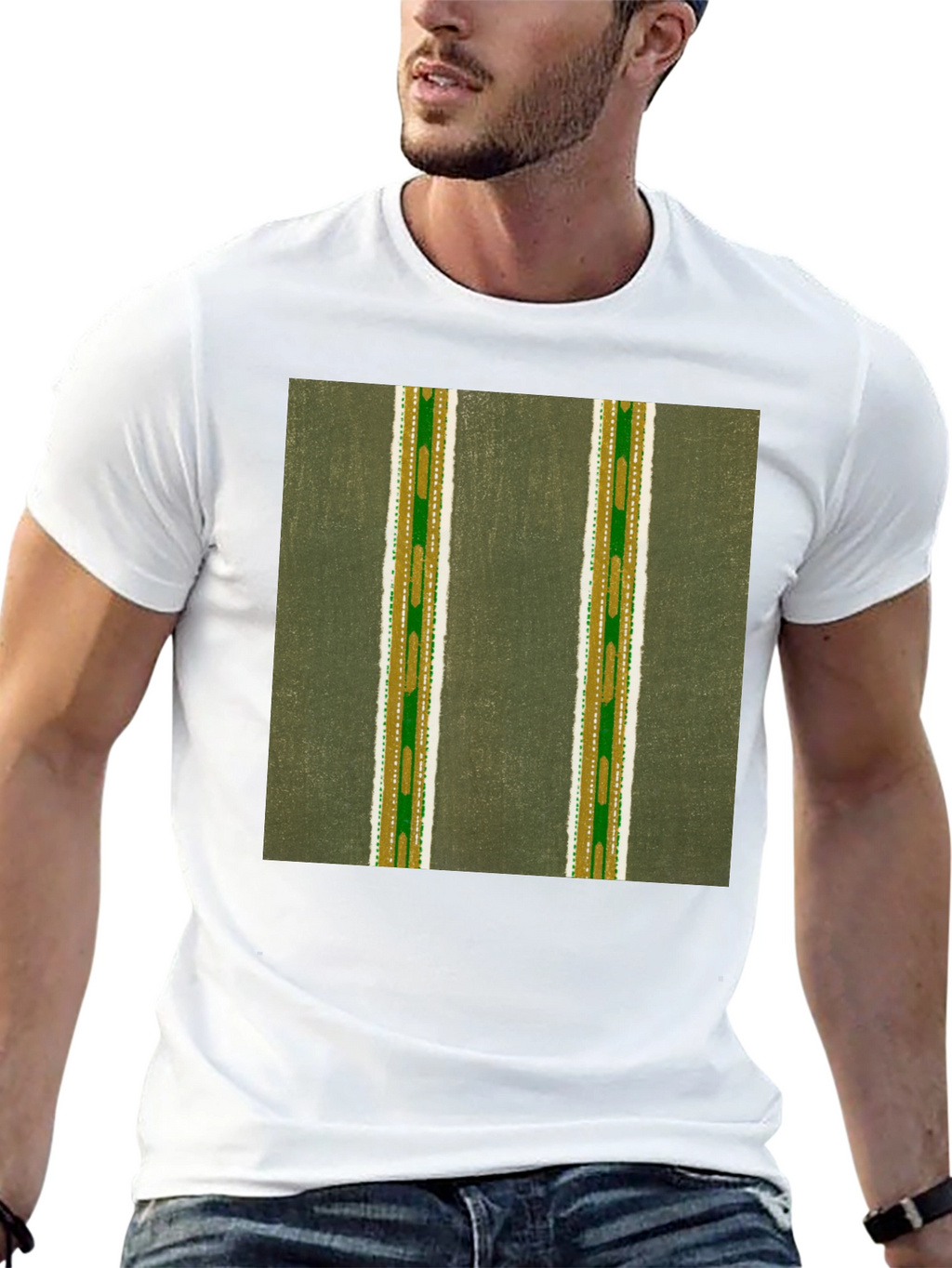 Striped Pattern T-Shirt