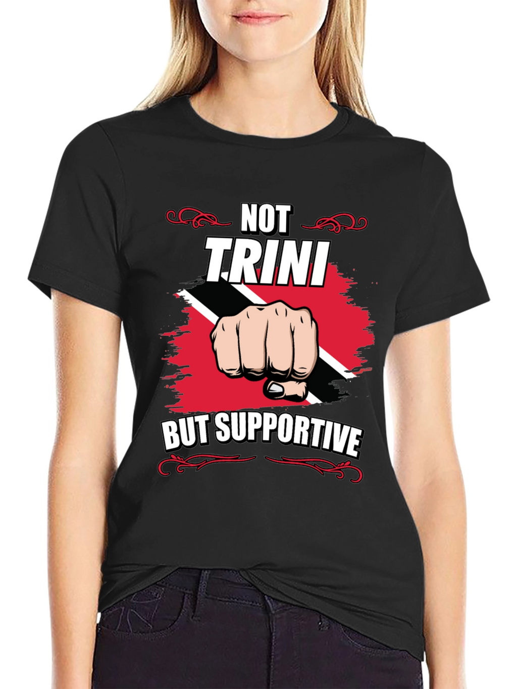 Trini Supporter Tee - Trinidad & Tobago Pride