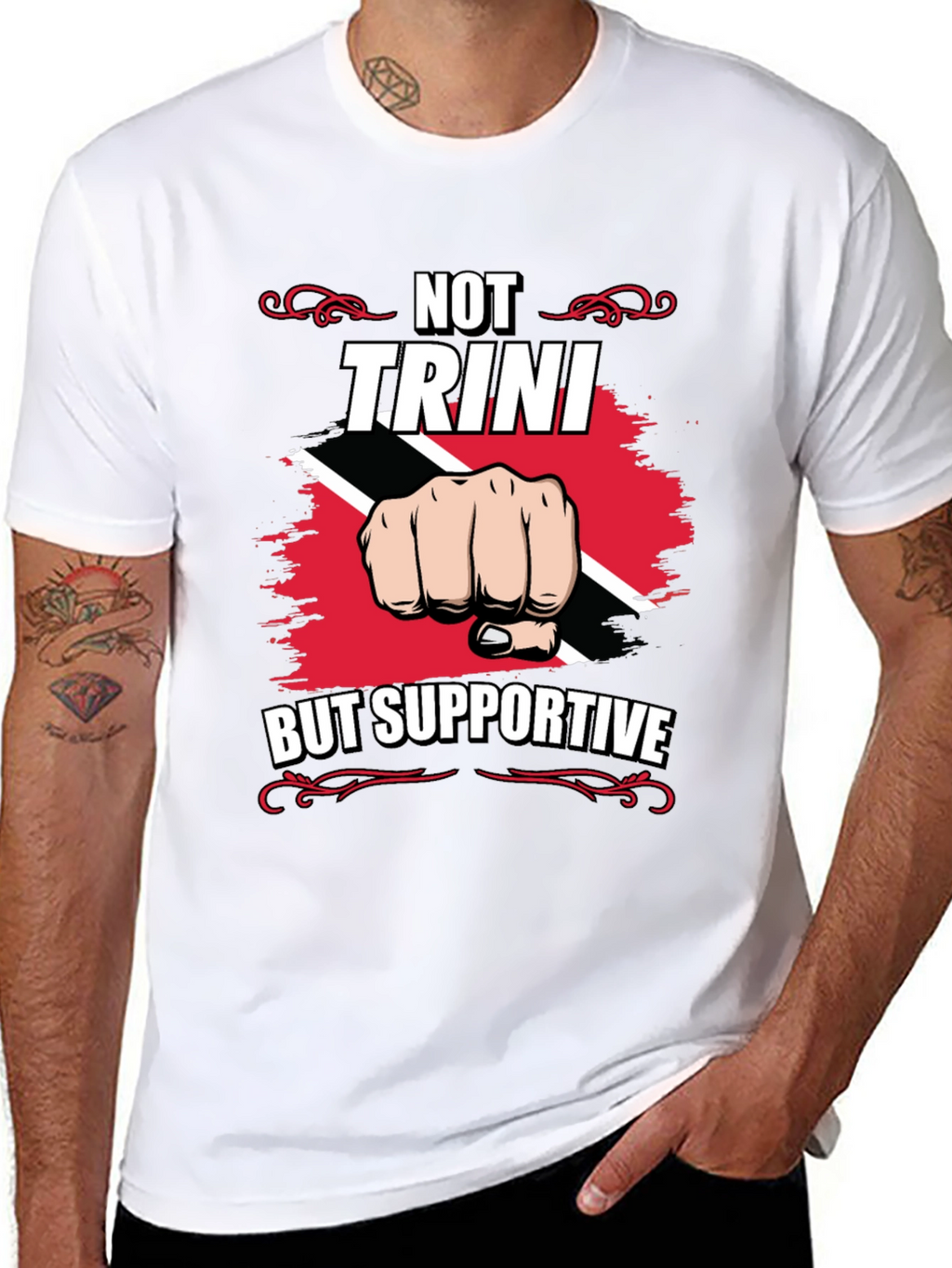 Trini Supporter Tee - Trinidad & Tobago Pride