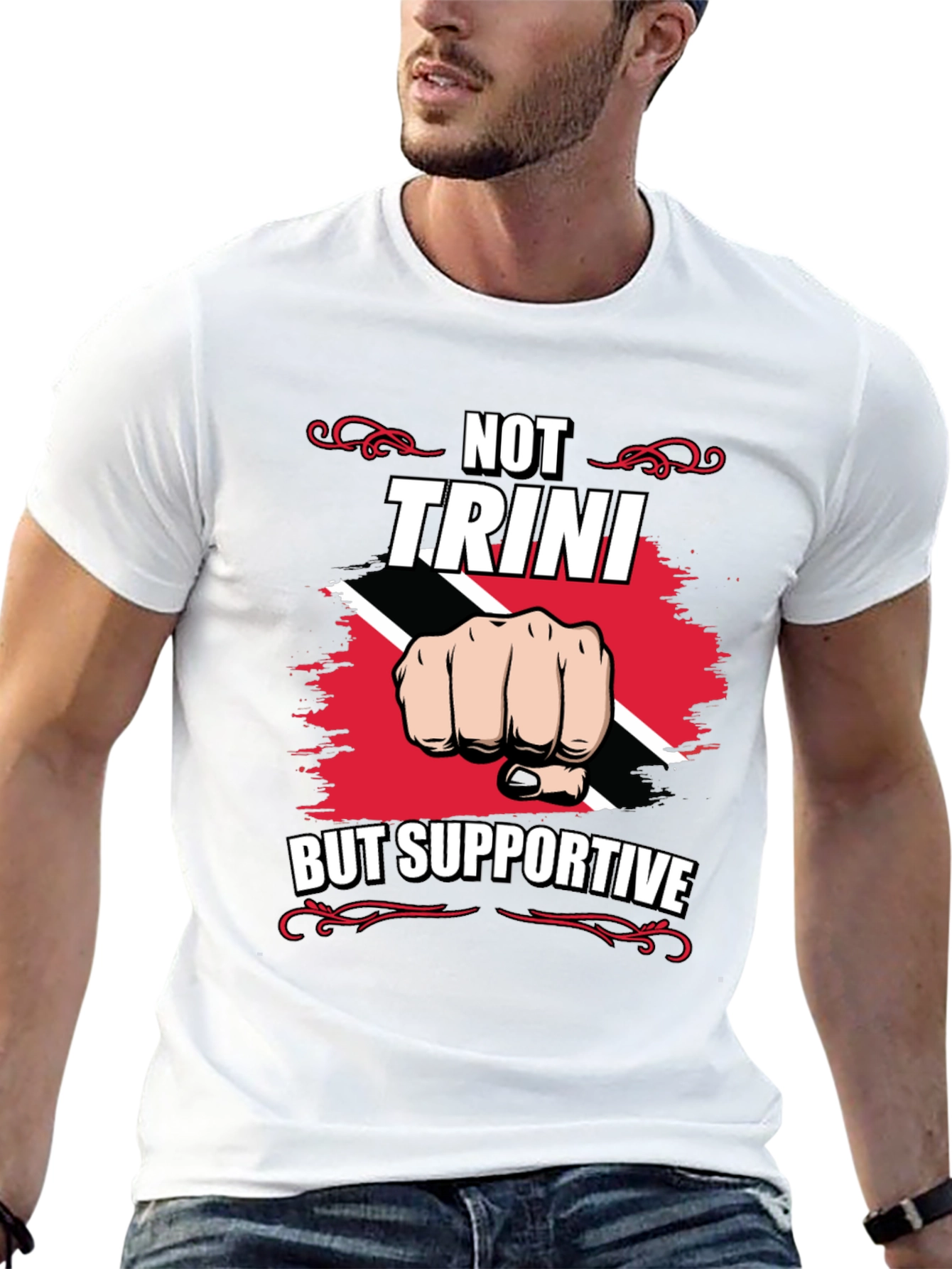 Trini Supporter Tee - Trinidad & Tobago Pride