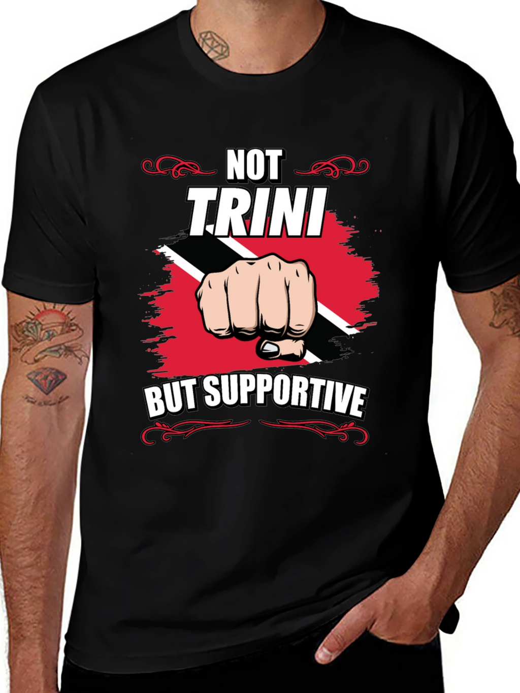 Trini Supporter Tee - Trinidad & Tobago Pride