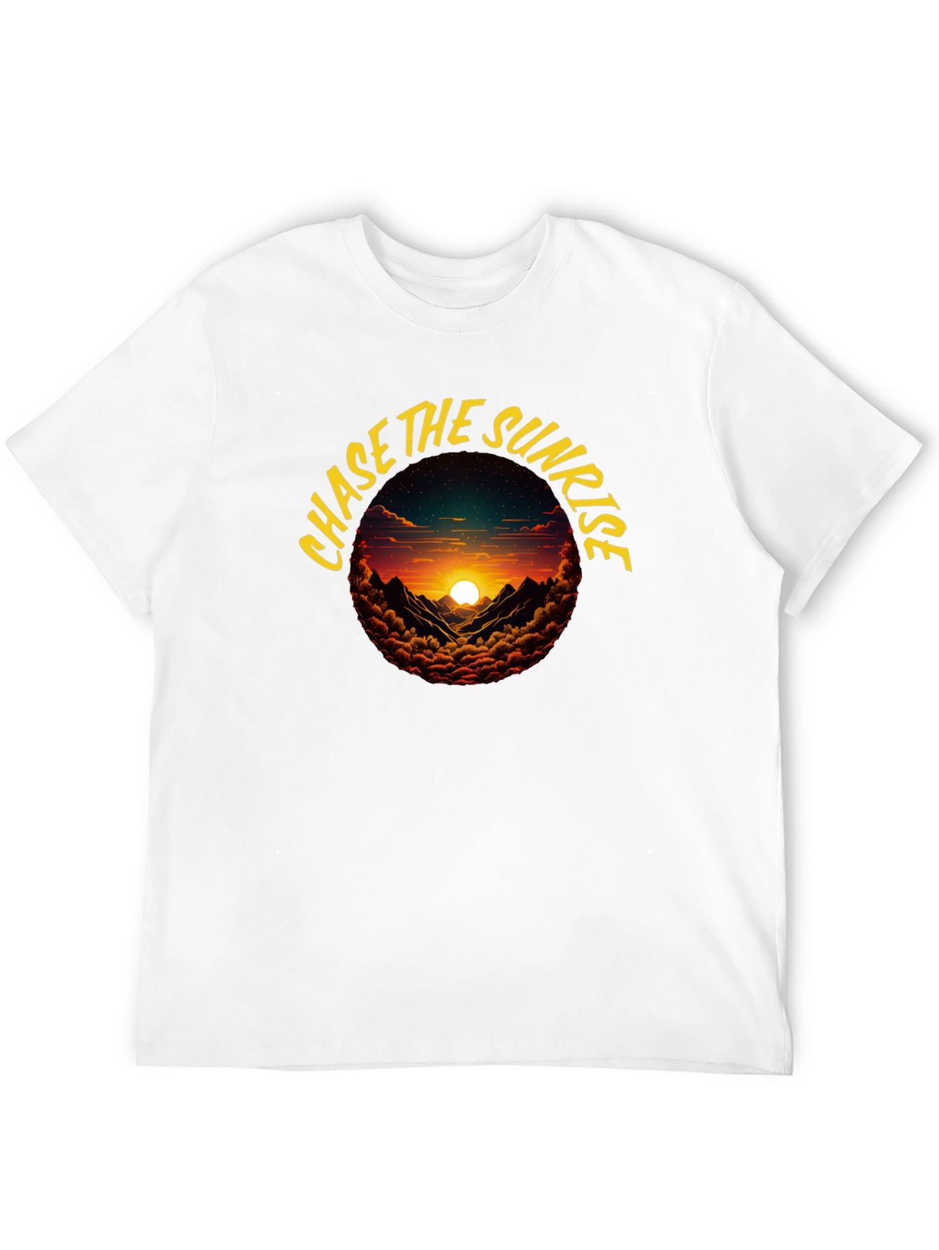 Chase the Sunrise Graphic Tee - Black