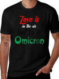 Love & Omicron Graphic Tee - Unisex Black T-Shirt