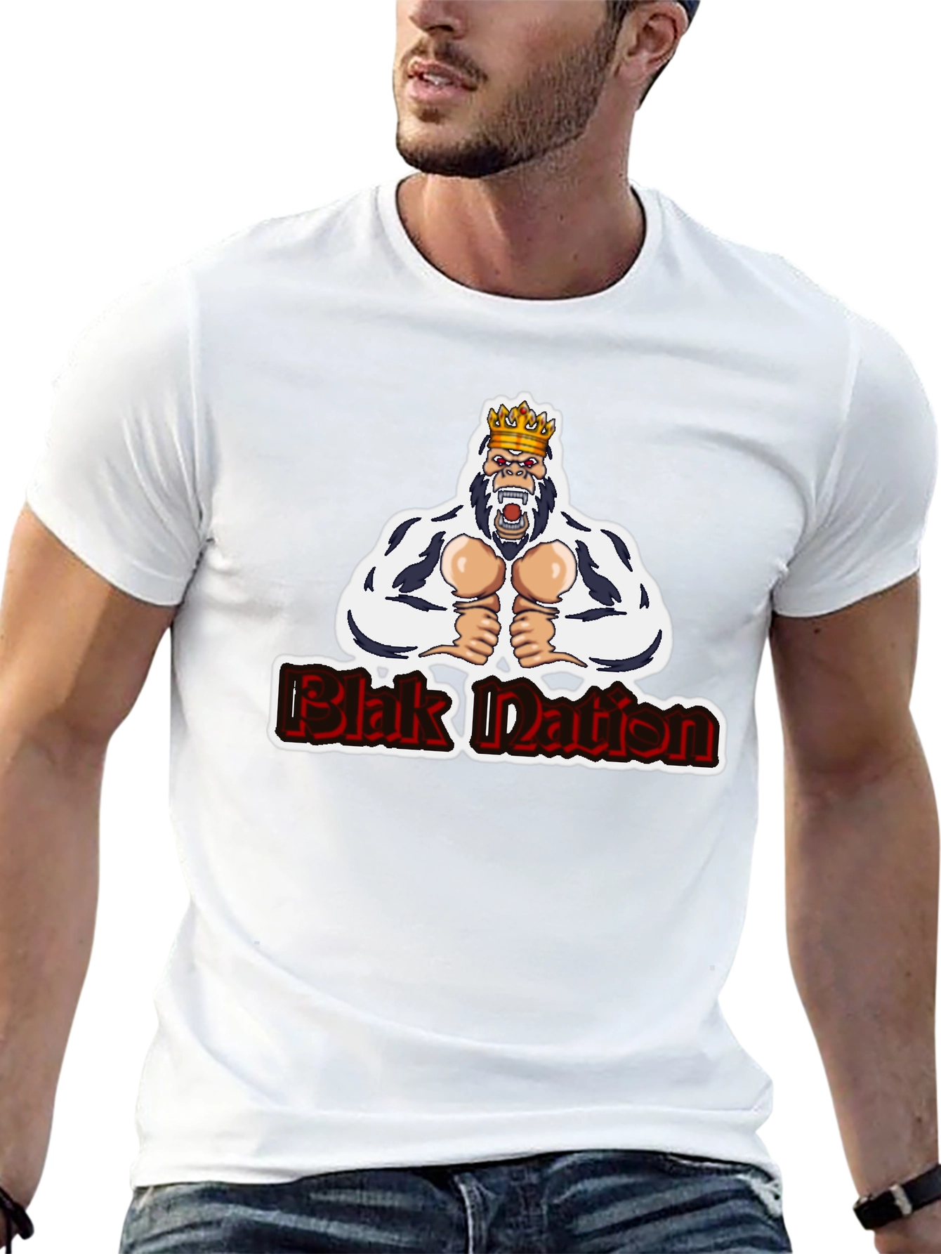 Blak Dation Gorilla King Graphic Tee