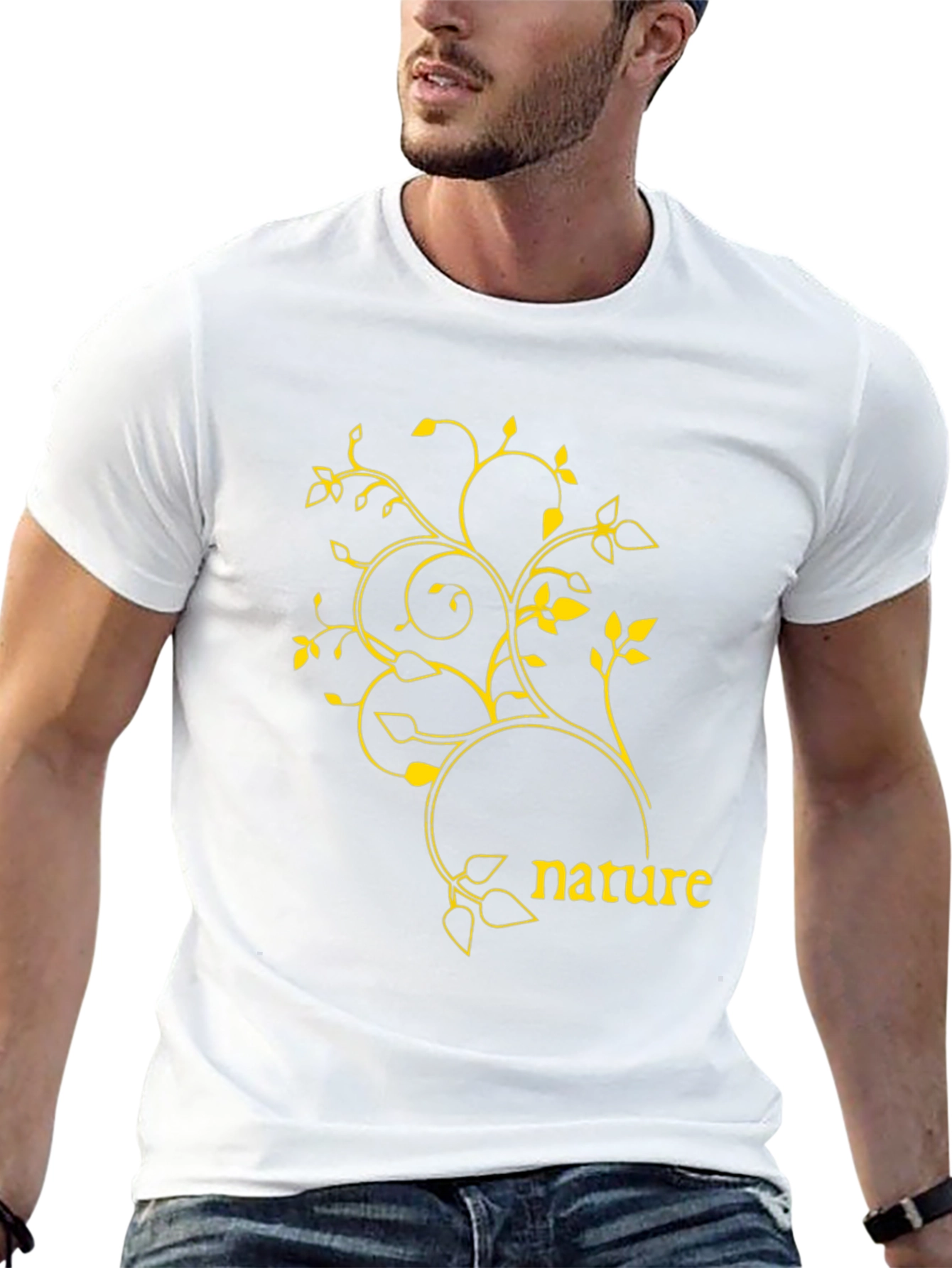 Nature Graphic T-Shirt -  Stylish Eco-Friendly Design