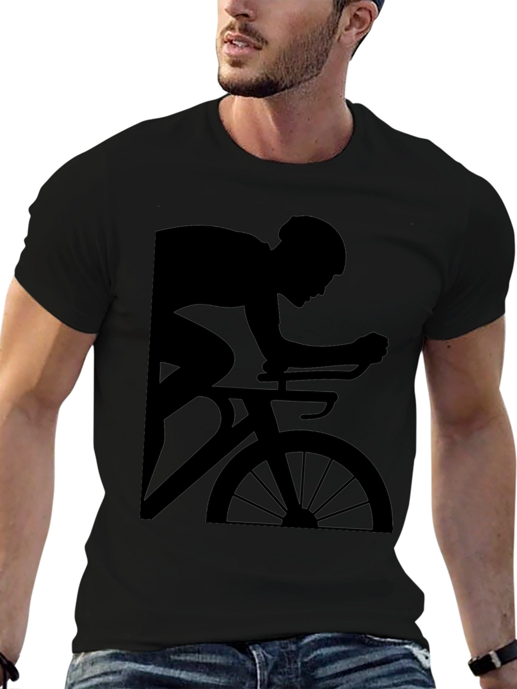 Cyclist Graphic Tee - Ride in Style