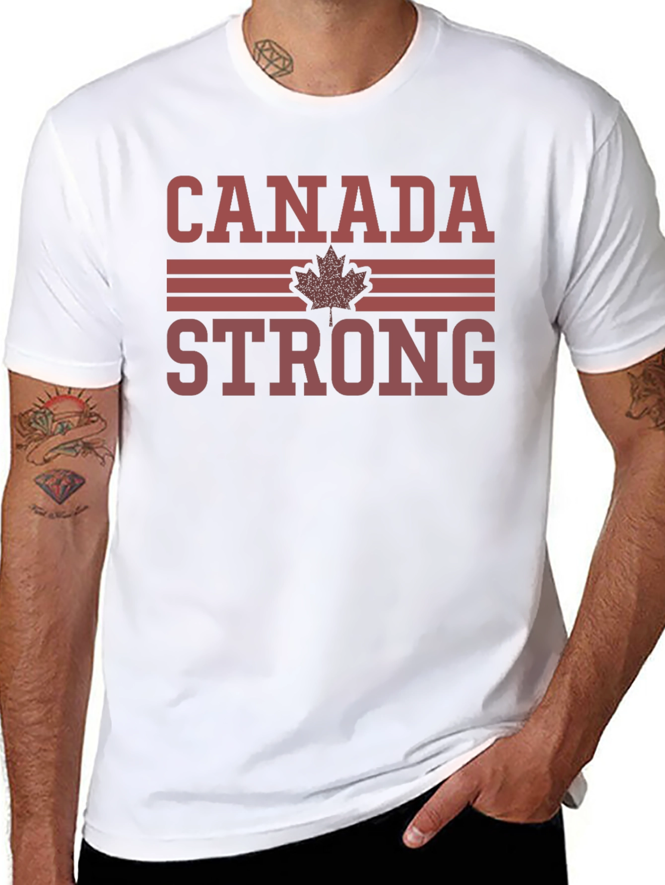 Canada Strong Graphic Tee - Black T-Shirt