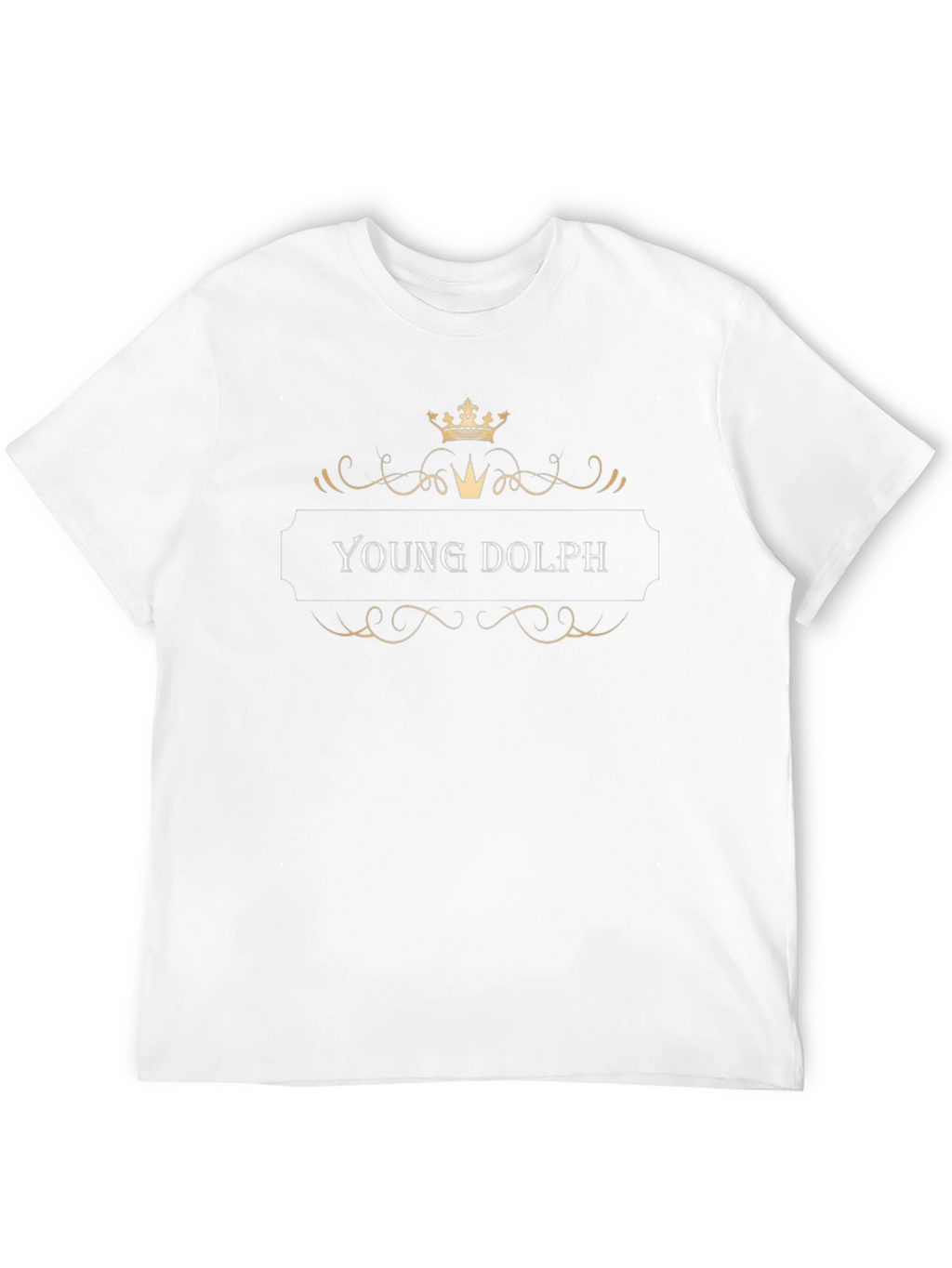 Young Dolph Crown Graphic Black T-Shirt