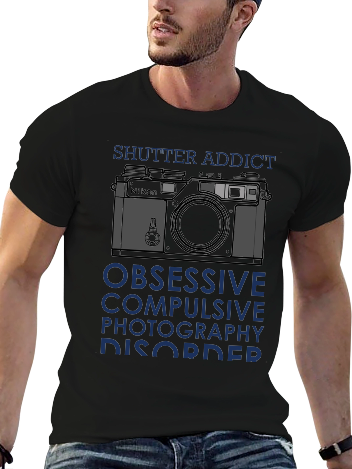 Shutter Addict T-Shirt - Obsessive Photography Disorder