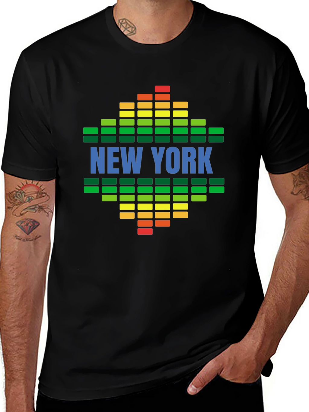 New York Graphic Tee - City Soundwave Design