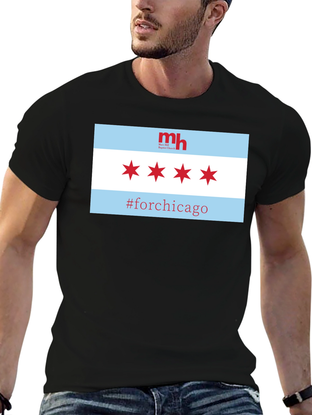 Chicago Flag T-Shirt - For Chicago Pride