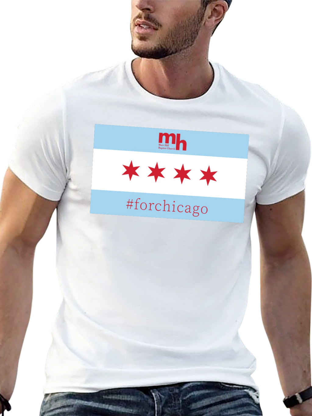 Chicago Flag T-Shirt - For Chicago Pride