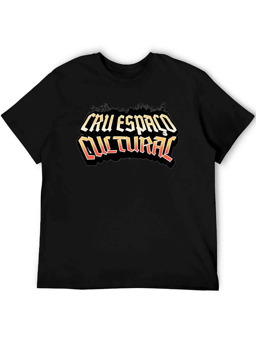 Cau Espaco Cultural Black Graphic T-Shirt