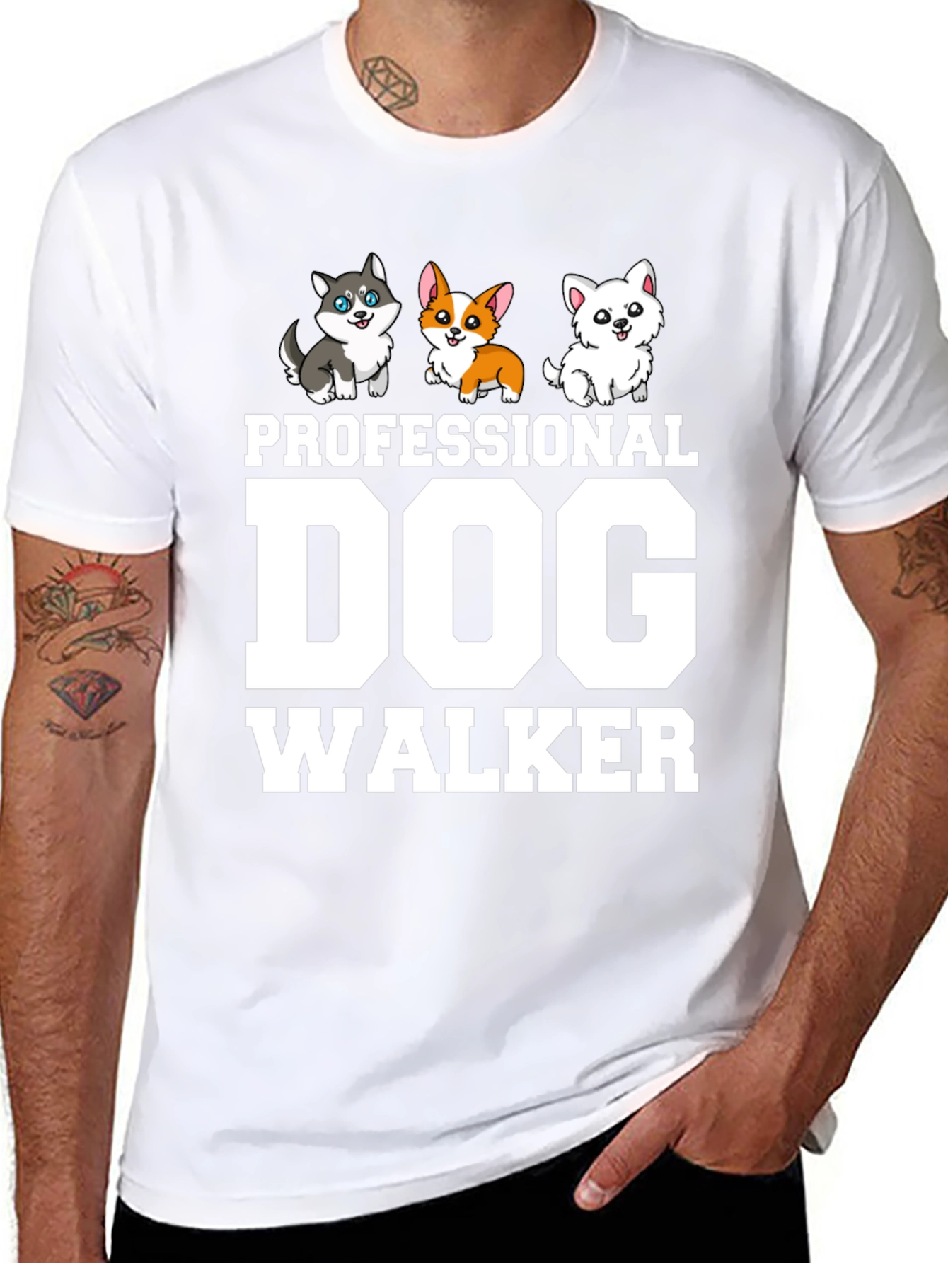 Professional Dog Walker T-Shirt